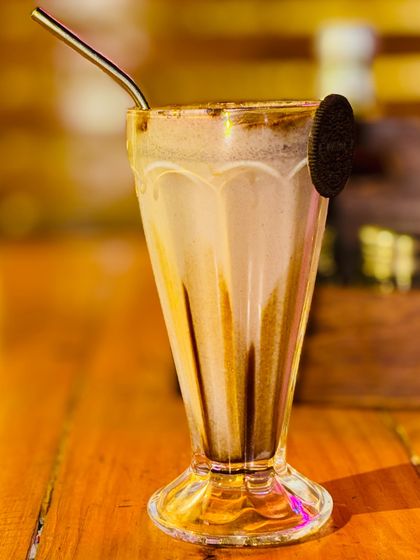 A classic Oreo shake, because who can resist?