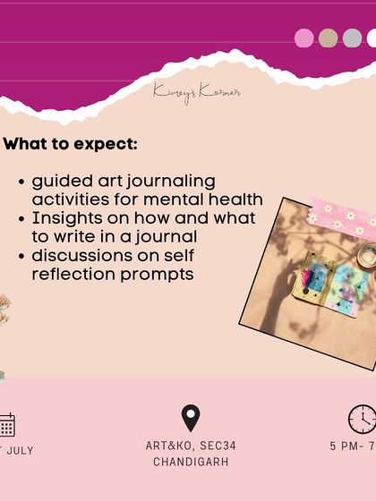 I'm so excited to be hosting a workshop in Chandigarh, the city where I did my graduation. It's going to be a special one, filled with art, reflection, and connection.