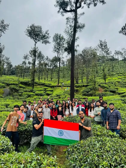 Celebrating moments that matter, surrounded by nature. This was a special Independence Day trip for a large group in a beautiful Chikmagalur tea estate. I can create similar custom experiences for your corporate team or friends.