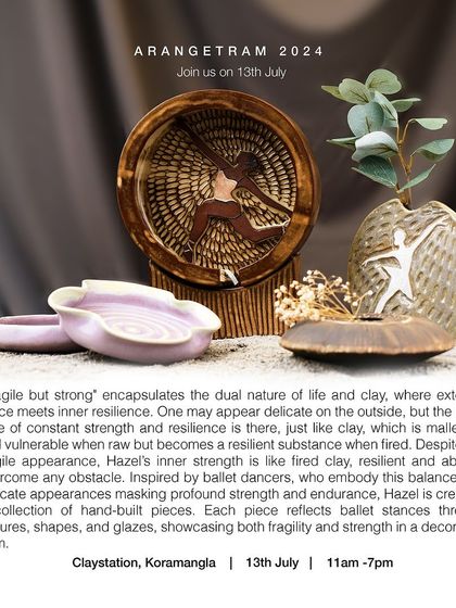 Clay Station - Pottery & Ceramics Classes & Workshops Our Community Showcase: Arangetram & Hunar photo 66