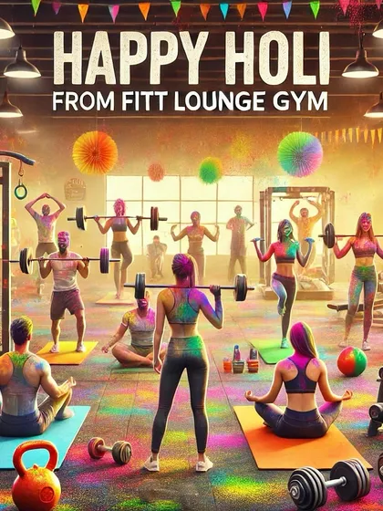 Sweat, strength, and colors. Wishing our entire FittFam a vibrant and energetic Holi. We believe in celebrating festivals with fitness and fun.