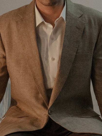 Make a statement at your next event or simply look sharp for a day at the office with our tailored linen wear.