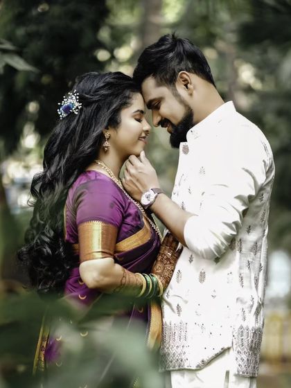 An intimate and romantic pre-engagement portrait, capturing a quiet moment of connection.