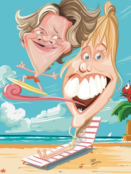 Couple Caricatures: Your Story, Illustrated photo 5
