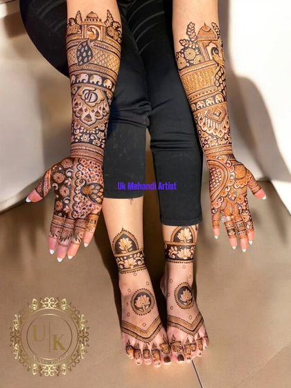 Umesh Kumar - Festival & Occasion Mehandi Intricate Rajasthani & Full Hand Designs photo 29