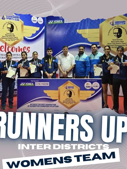 Our Women's Team with their silver medals at the Late Nandu Natekar Maharashtra State & Inter Districts Championships, showcasing a hard-fought performance.
