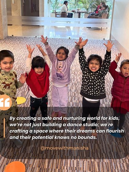 By creating a safe and nurturing world for kids, we're not just building a dance studio; we're crafting a space where their dreams can flourish.