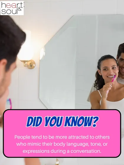 Ever notice how you feel more connected to someone who mirrors your movements? This isn't a coincidence. Mimicking body language, known as mirroring, is a subconscious way we build rapport and attraction.