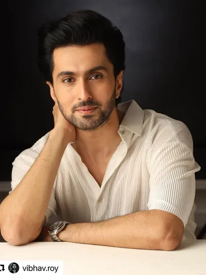 A great headshot of actor Vibhav Roy. I styled his hair to look full and healthy, with a natural finish.