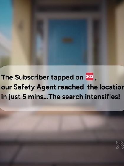 The search intensifies. After the subscriber tapped the SOS button for their missing parcel, our Safety Agent reached the location in just 5 minutes to begin the investigation.