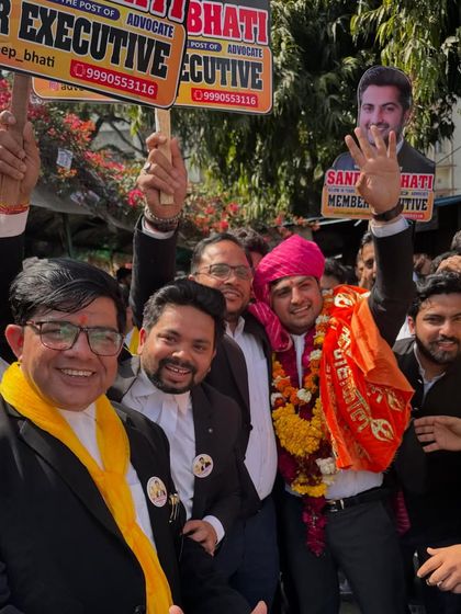 Another shot from the nomination rally, feeling the immense support from my peers.