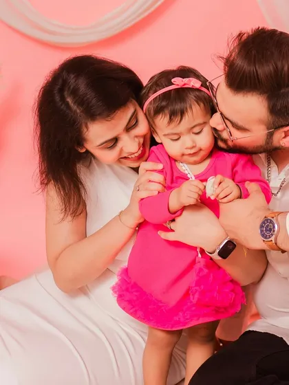 A tender family hug. These moments of closeness are what family photography is all about.