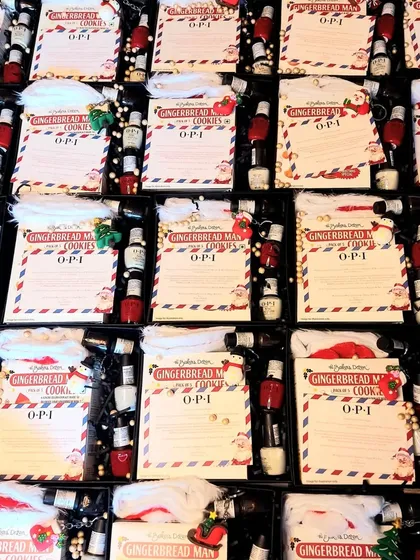 We curated these festive "Gingerbread Man" themed PR hampers for OPI India's Christmas campaign. Each box was filled with nail polishes and themed goodies to spread holiday cheer.