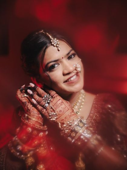 Classic Bridal Looks in Red & Pink photo 29