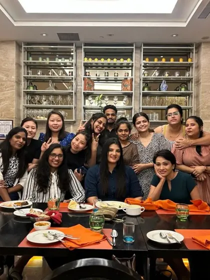 A well-deserved team dinner with my dermatology colleagues from Oliva Skin and Hair Clinic. It's important to unwind and connect outside of our professional lives.