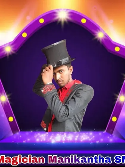 Magician Manikantha SM, at your service. I am a proud 'Ballari huduga' ready to bring a unique and joyful magic experience to your next event, be it a birthday, festival, or family gathering.
