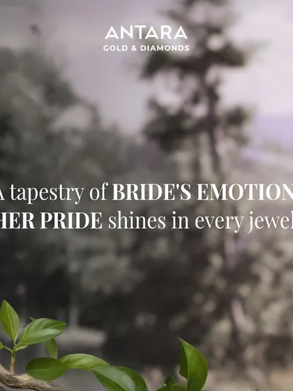 A tapestry of her pride, where every jewel shines bright, reflecting the essence of her bridal journey.