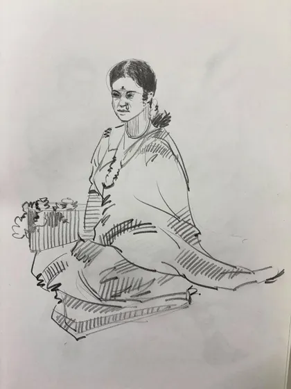 A collection of my figure drawing demonstrations from online classes and practice sessions. Each sketch is an opportunity to study the human form, capturing different poses, gestures, and scenes from daily life.