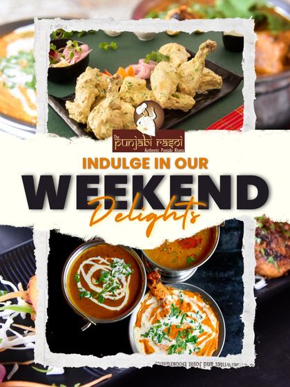 Indulge in our weekend delights. Our menu has everything you need to make your weekend extra special, from rich curries to crispy naans.