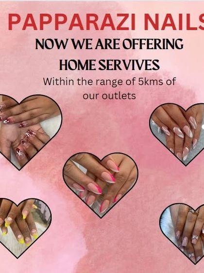 We are now offering home services. Check out some of the beautiful designs you can get done without leaving your house.