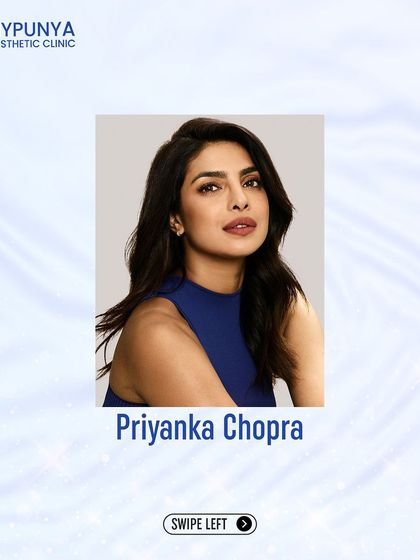 Priyanka Chopra has been open about her rhinoplasty. Celebrity transparency helps normalize cosmetic procedures and encourages others to make informed choices without judgment.