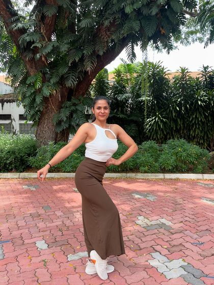 A front pose showing my current off-season physique. The goal is to build a better X-frame for my next competition.