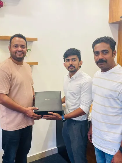 Designing dreams with inspiring architects. We were honored to share our WiFi Keypads with Architect Jeevan of Oracon Builders & Interiors in Kerala.