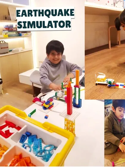 Learning about real-world physics can be fun and hands-on. Our students build and test structures on an earthquake simulator, learning firsthand about structural integrity, weak points, and what makes a building earthquake-resistant.