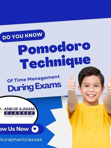 Do you know the Pomodoro Technique? It's a great time management method for exams. This graphic introduces the concept.