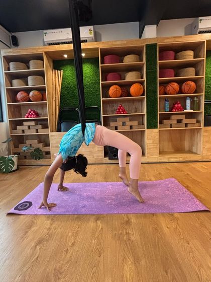 Hamsa Yoga - Kids & Family Yoga Flying High: Kids Aerial Yoga photo 8