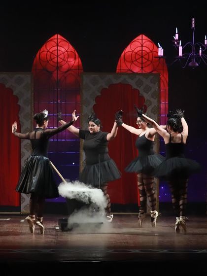 The evil princesses and their cauldron. This was one of the most memorable and visually striking scenes from the show.