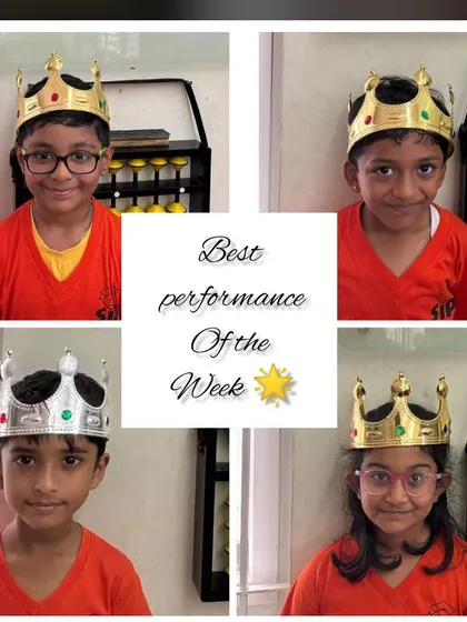 Recognizing the "Best Performance of the Week" is a tradition at my center. These little crowns celebrate consistent effort and motivate all students to do their best.