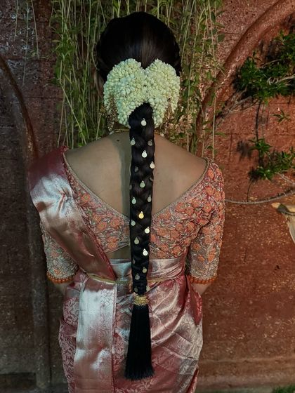 Bhavya Achar - Bridal & Occasion Styling Traditional South Indian Bridal Braids photo 33