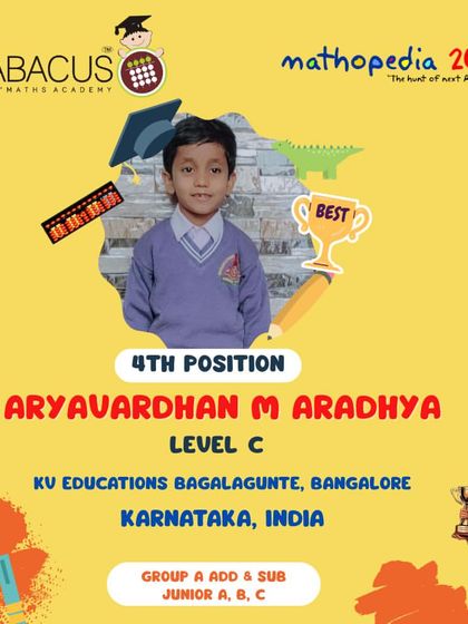 Abacus D Maths Academy - Educational Franchise & Teacher Training Mathopedia: Our Annual Competitions photo 89