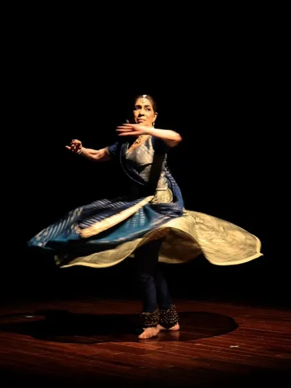 The stage comes alive with the grace and energy of Kathak. Here, renowned dancer Aditi Mangaldas performs "Immersed" during our SwarTaal festival, blending traditional form with contemporary expression in a captivating dance performance.