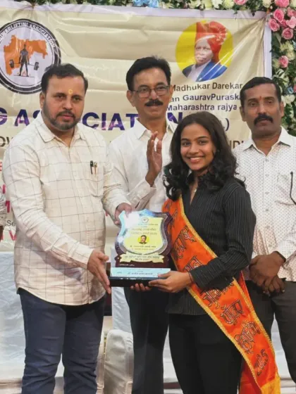 Our female athlete Arya More representing our institute at a state-level powerlifting competition. We train for strength in all its forms.