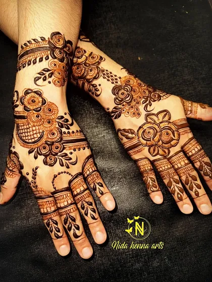 Another design from my Eid collection, this one features a different combination of floral and paisley elements, showing the variety I offer.