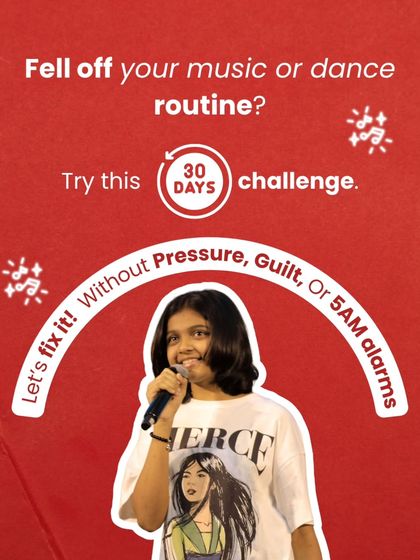 Fell off your music or dance routine? Try our 30-day challenge to fix it without pressure, guilt, or 5 AM alarms.
