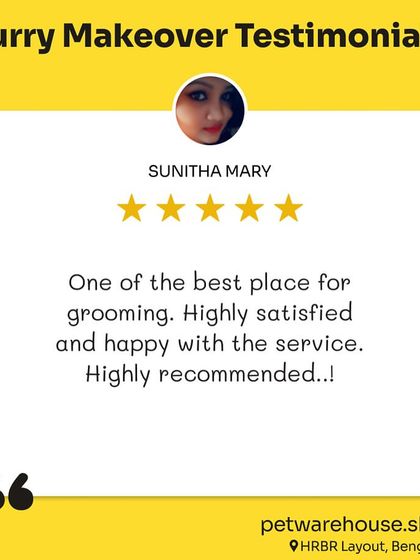 Pet Warehouse - Pet Grooming Services Words from Our Pet Parents photo 27