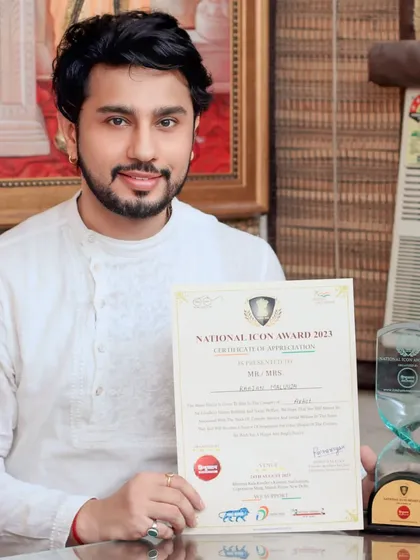 The National Icon Award 2023. I hold these honors with humility and gratitude.