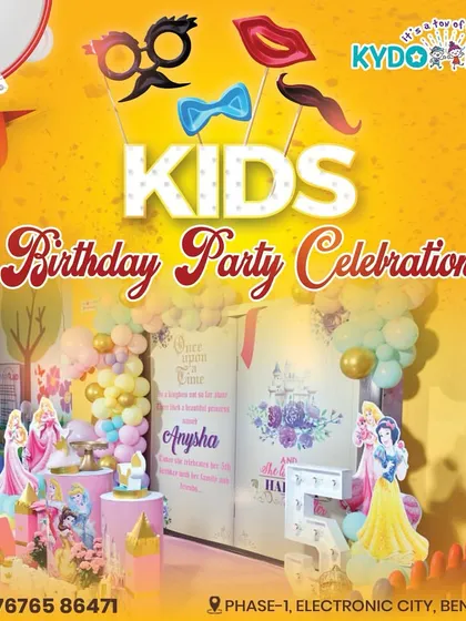Every child deserves to feel like royalty on their birthday. This princess-themed party setup, complete with character cutouts and a fairytale castle backdrop, shows how I can tailor every detail to make their celebration truly special.