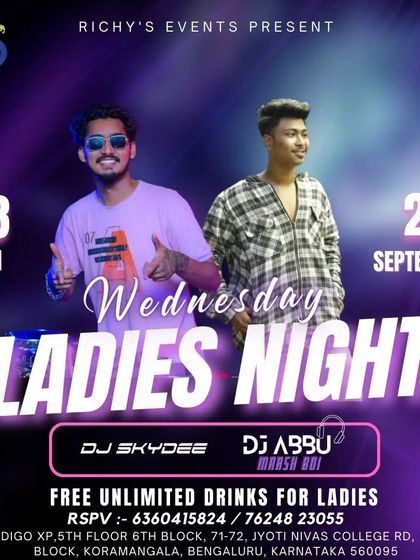 A Wednesday Ladies' Night at Indigo XP with DJ Abbu. Collaborations keep the music fresh.
