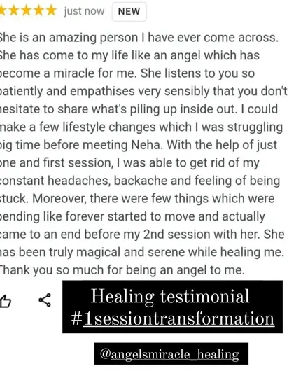 Healing can happen faster than you think. This client experienced a transformation after just one session, finding relief from constant headaches, backaches, and a feeling of being stuck. It shows the immediate potential of this work.