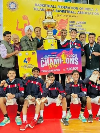 The 49th Sub Junior National Basketball Champions! An unbelievable feeling to see the whole team holding that trophy. Every player gave their all for this moment.