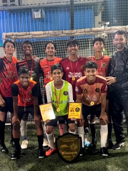 The U17 champions from the 5v5 Sports tournament, another victory for our senior team.