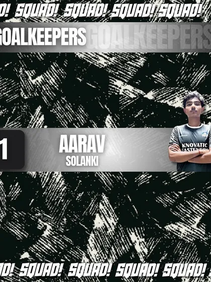 Introducing the goalkeeper for our U17 squad, the last line of our defense in the Delhi Youth League.