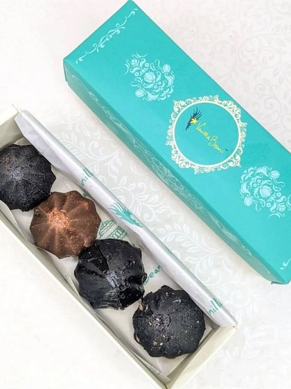 Our assorted Cake Modak box, elegantly packaged and perfect for gifting during the Ganesh Chaturthi festival.