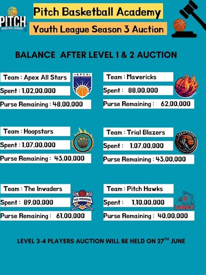 Pitch Basketball - Youth Basketball Leagues Meet the Teams: The Draft & Rosters photo 3