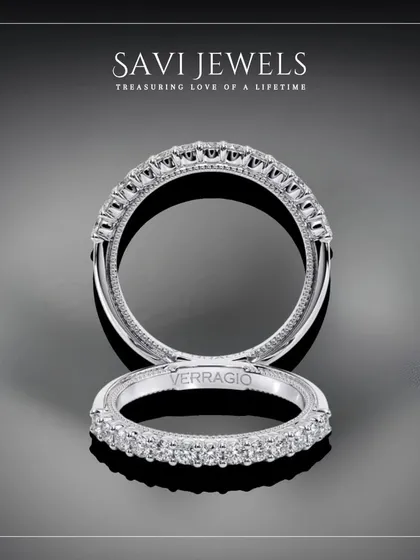 An eternity band is a timeless symbol of unending love. This classic design features a full circle of brilliant diamonds, crafted with precision to be worn alone or stacked with an engagement ring.