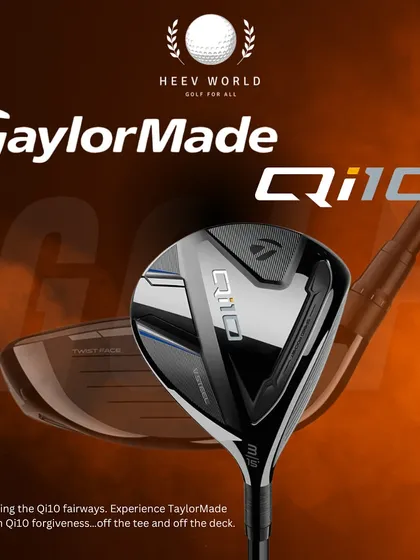 The TaylorMade Qi10 Fairway Wood, offering a great combination of speed and forgiveness off the tee and the deck.